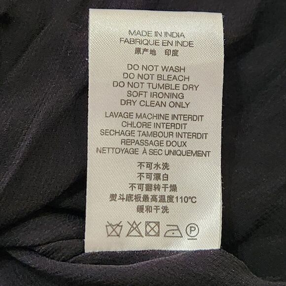 IRO Gilio Ruffled Chiffon Dress Pink Purple Black Sheer Layered Size 36/US 6 - Picture 12 of 15